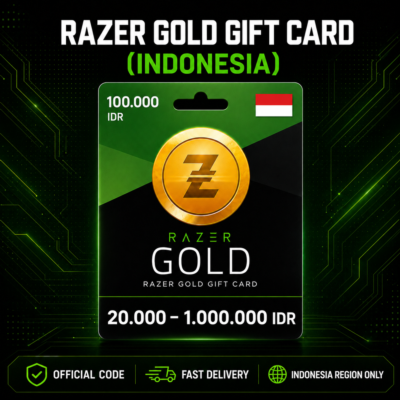 Razer Gold Gift Card (Индонезия) 20,000–1,000,000 IDR | Код пополнения
