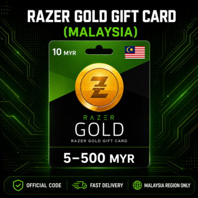 Razer Gold Gift Card (Малайзия) 5–500 MYR | Код пополнения