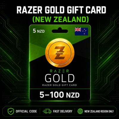Razer Gold Gift Card (Новая Зеландия) 5–100 NZD | Код пополнения