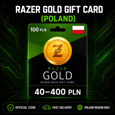 Razer Gold Gift Card (Польша) 40–400 PLN | Код пополнения