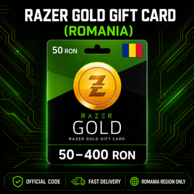 Razer Gold Gift Card (Румыния) 50–400 RON | Код пополнения