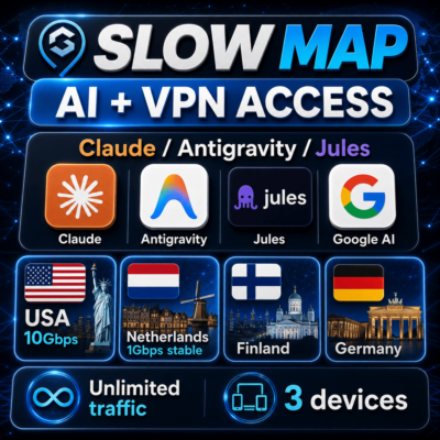 VLESS VPN | Нидерланды США Финляндия Германия | 25 Гбит/с | Безлимит 🌷