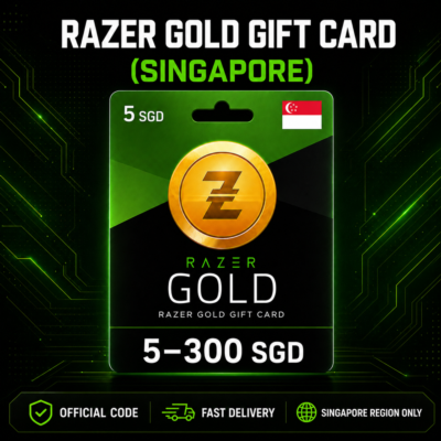 Razer Gold Gift Card (Сингапур) 5–300 SGD | Код пополнения