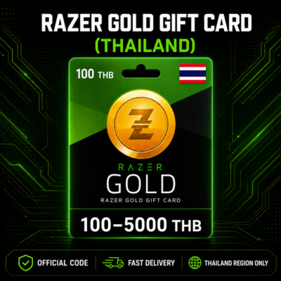 Razer Gold Gift Card (Таиланд) 100–5000 THB | Код пополнения
