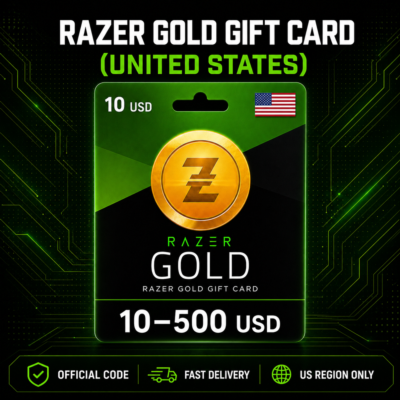 Razer Gold Gift Card (США) 10–500 USD | Код пополнения