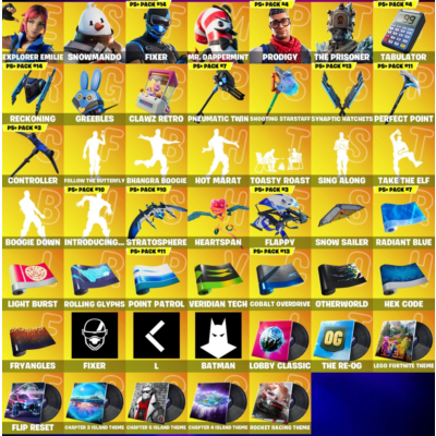 FN (все платформы) •  80 skins • Renegade Raider • Podigy • Stage 4 • Полный доступ