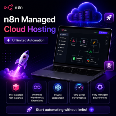 n8n Managed Cloud Hosting – Безлимитная автоматизация