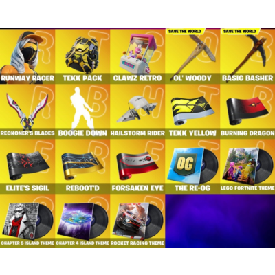 Мгновенный доступ • FN (все платформы) •  96 skins • 1450 VB • Полный доступ