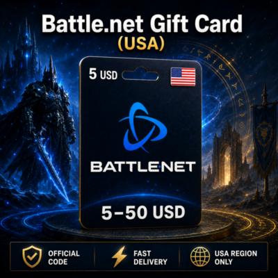 Battle.net Gift Card (США) 5–50 USD | Код пополнения