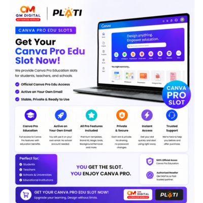 Canva Edu + Affinity Suite | 1 Year | Official Invite (Private)