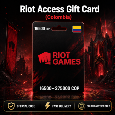 Riot Access Gift Card (Колумбия) 16500–275000 COP | Код пополнения