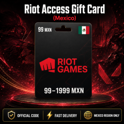 Riot Access Gift Card (Мексика) 99–1999 MXN | Код пополнения