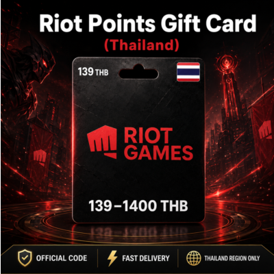 Riot Points Gift Card (Таиланд) 139–1400 THB | Код пополнения