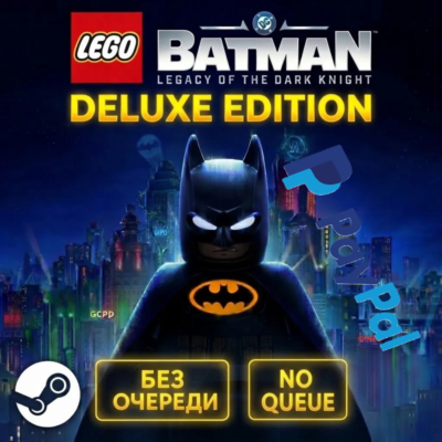 LEGO® Batman™: Legacy of the Dark Knight Deluxe Ed. | ALL DLC | NO GUARD | 5 GAMES