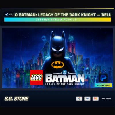 ❤️ LEGO Batman: Legacy of the Dark Knight — Deluxe Edition Steam Offline Instant Ship