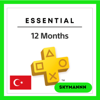 PlayStation PS PLUS ESSENTIAL 12 МЕСЯЦЕВ ТУРЦИЯ БЫСТРО