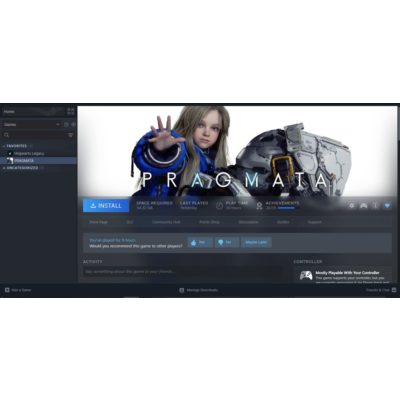 Pragmata &Hogwarts Legacy STEAM Офлайн