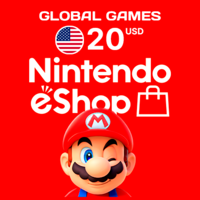 NINTENDO eSHOP🔥$20 USD США⚡КАРТА ПОПОЛНЕНИЯ