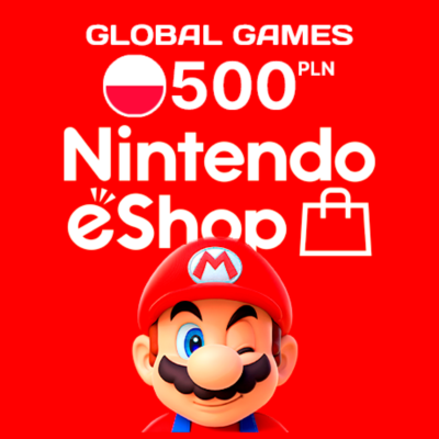 NINTENDO eSHOP🔥500zl PLN Польша⚡КАРТА ПОПОЛНЕНИЯ