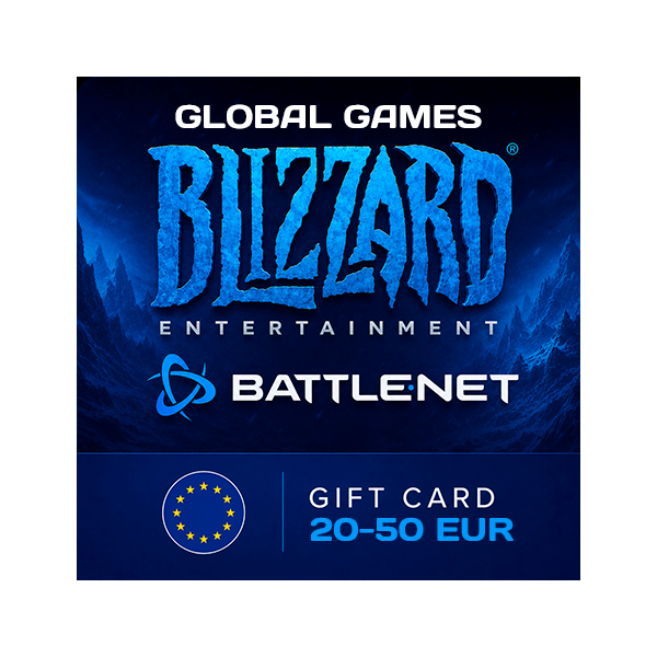 Карта Blizzard 20-50€ ЕВРО (Battle.net) EU