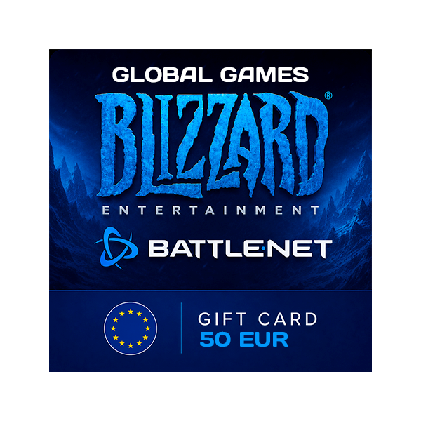 Карта Blizzard 50€ ЕВРО (Battle.net) EU