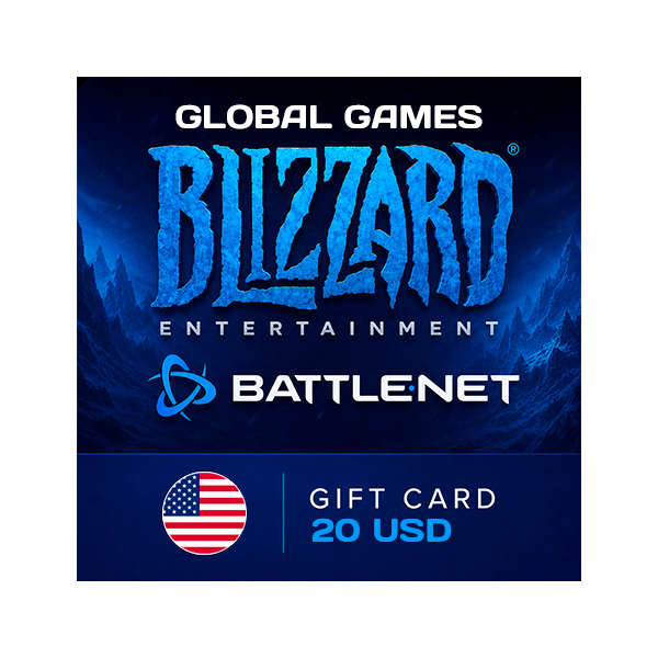Карта Blizzard 20$ USD (Battle.net) США
