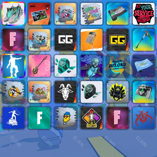 Fortnite Твич Дропсы 30 предметов +