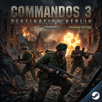 Commandos 3: Destination Berlin Steam Key 🌍 | GLOBAL версия 🎮 | Мгновенная доставка