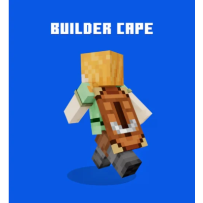 Minecraft Строитель Cape KEY/КОД Java&Bedrock