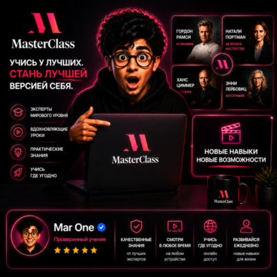 MASTERCLASS Premium Полный доступ | 1 месяц | Аккаунт| Мгновенная доставка | Гарантия