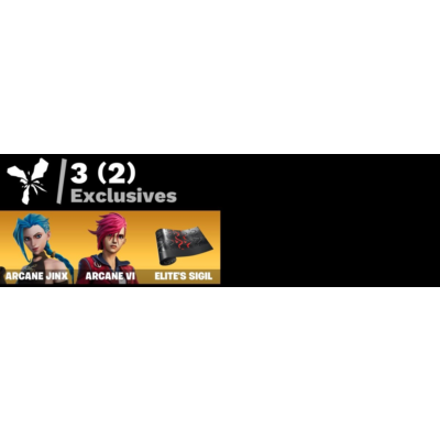 Мгновенный доступ • FN (все платформы) • 135 skins • Arcane Jinx • Полный доступ