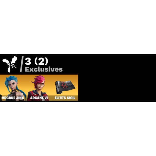 Мгновенный доступ • FN (все платформы) • 135 skins • Arcane Jinx • Полный доступ