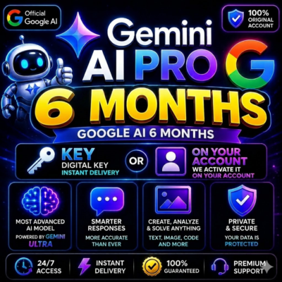24/7 | GEMINI AI PRO 1/2/3 6 месяцев| GOOGLE AI |