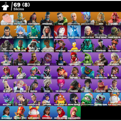 Мгновенный доступ • FN (все платформы) • 69 skins• Valeria •  350 VB • Полный доступ