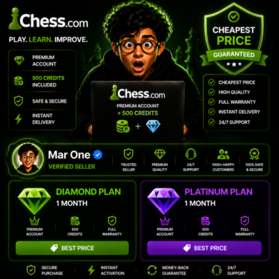 ♟ Премиум-подписка  1 месяц Chess.com –  Platinum / Diamond ♟ ⭐ От Mar One ⭐