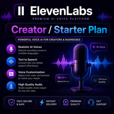 План ELEVENLABS для создателей/стартовых пользователей