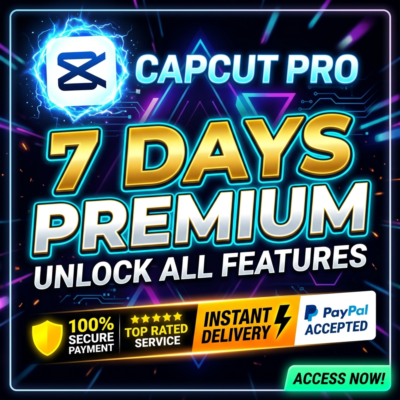 CapCut Pro | 7 дней | Премиум подписка | Приватный аккаунт | Мгновенная доставка