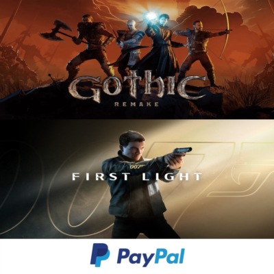 GOTHIC 1 REMAKE + 007 FIRST LIGHT + MORE NEW GAMES (steam offline) - PAYPAL