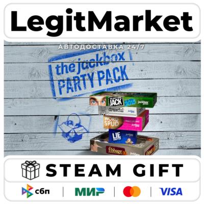 The Jackbox Party Pack / Steam АВТО / РУ + МИР