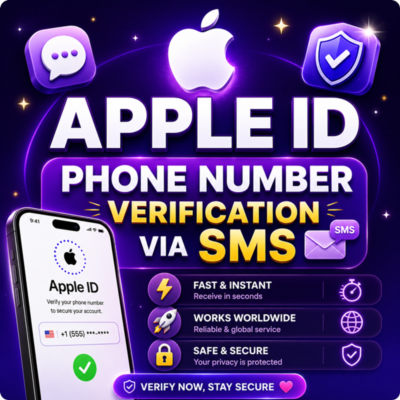 ⚫️Apple ID | Номер телефона | SMS-верификация | США