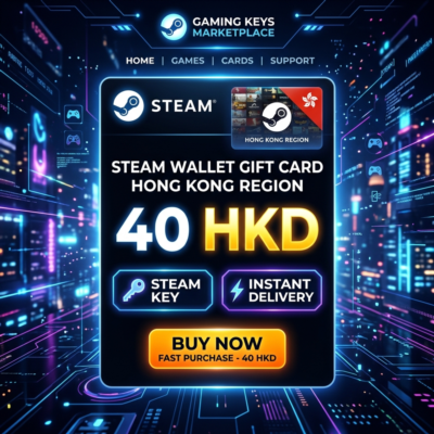 Подарочная карта Steam Wallet (Гонконг) | 40 HKD 💳 | Ключ Steam | Мгновенная доставк