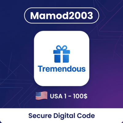 Предоплаченная карта Tremendous USA (USD) 1 - 50$