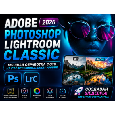 📸 Adobe Photoshop Lightroom Classic 2026 | Обработка фото | Portable