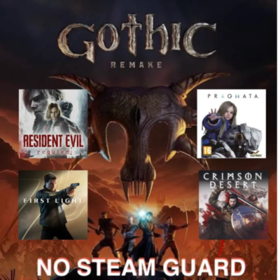 Gothic 1 Remake + 007 First Light + FH6 + Crimson Desert | ALL DLC | NO QUEUE | STEAM