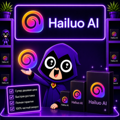 HAILUO AI STANDARD/PRO/MASTER/ULTRA/MAX 1 месяц