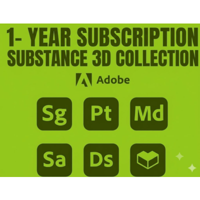 ADOBE SUBSTANCE 3D COLLECTION КЛЮЧ НА 1 ГОДА (все страны)