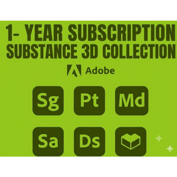 ADOBE SUBSTANCE 3D COLLECTION КЛЮЧ НА 1 ГОДА (все страны)