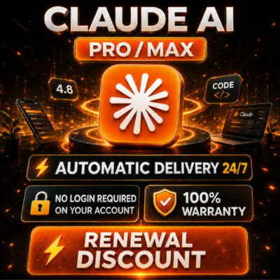 Claude MAX x20 — использование на 1 месяц, общий доступ, без входа в аккаунт.