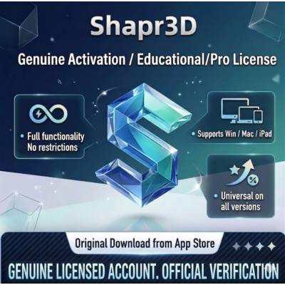 Автодоставка  | Подписка Shapr3D Pro на 1 год | Win/Mac/IPAD
