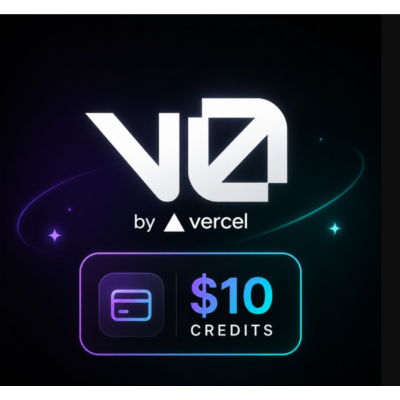 v0 от Vercel — Пополнение личного счета | $10-200$ кредитов |